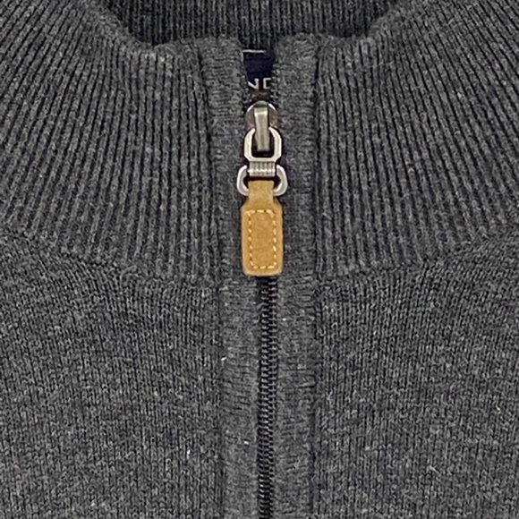 Roundtree & Yorke Charcoal Gray 1/4 Zip Pullover Sweater Men’s Big & Tall 3XT - Picture 2 of 7